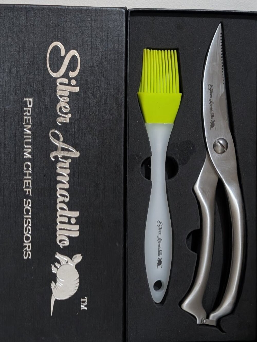 Silver Armadillo Heavy Duty Stainless Steel Poultry Shears
